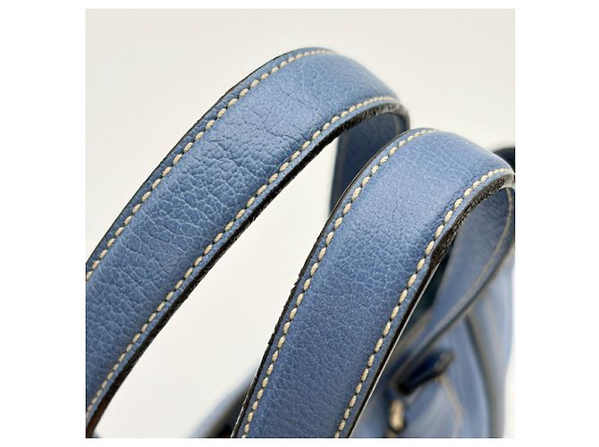 Céline Bolso Tote de piel Celine Azul - vista 8