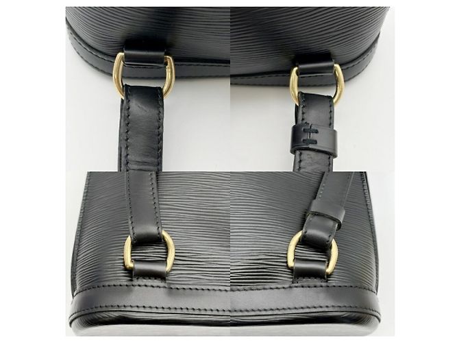 Zaino Louis Vuitton Epi Cobelin M52292 Noir Nero - vista 10