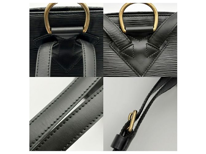 Zaino Louis Vuitton Epi Cobelin M52292 Noir Nero - vista 11
