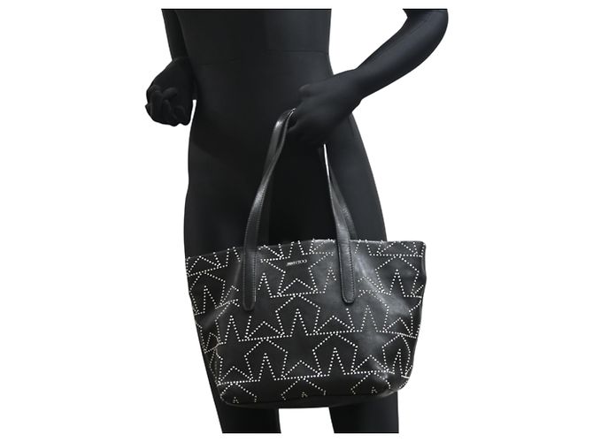 Borsa Tote da donna Jimmy Choo Sofia S Star Studded Nero - vista 9