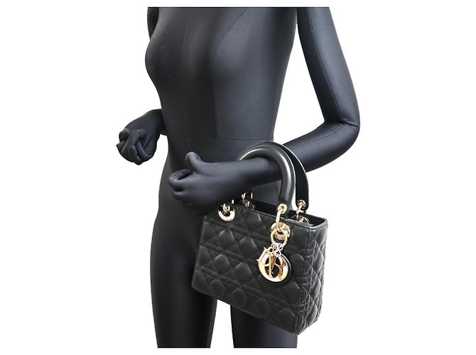 Christian Dior My Lady Handtasche Schwarz - Ansicht 9