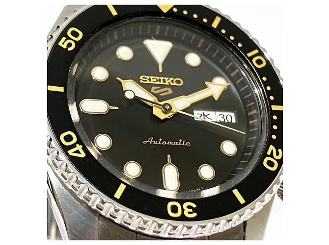 Relógio de pulso Seiko Automatic em aço inoxidável - vista 4