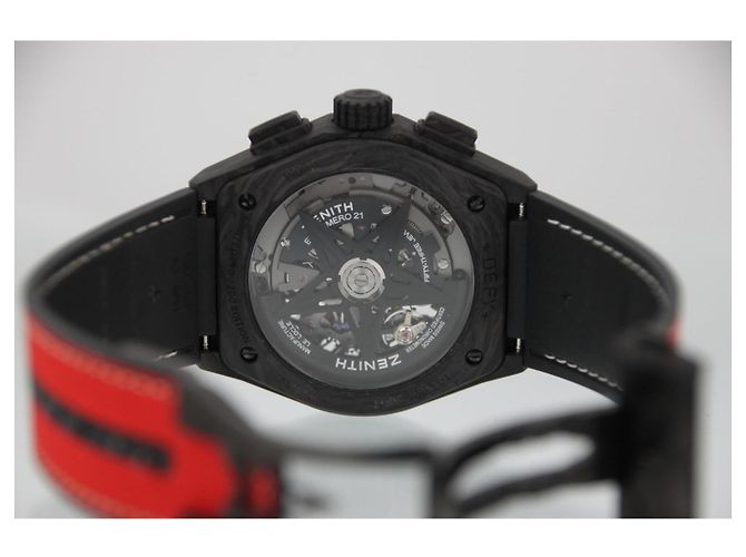 Zénith Zenith Defy El Primero 21 Carl Cox Limited Edition 44mm Automatico Nero Rosso - vista 11