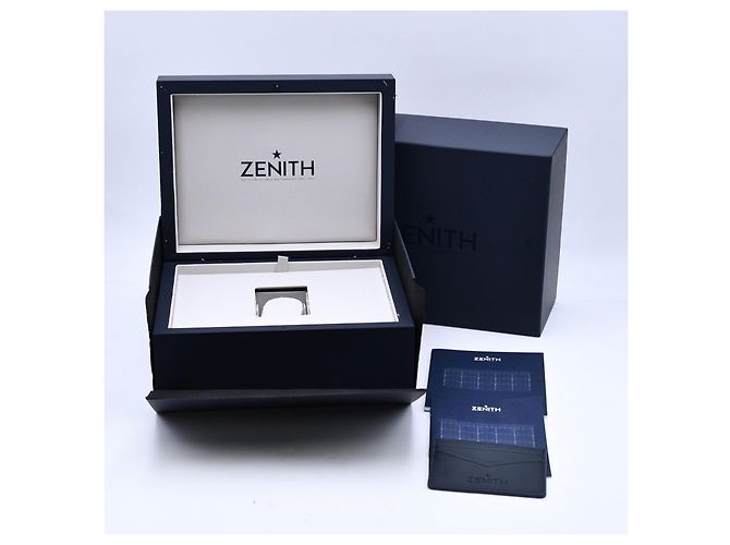 Zénith Zenith Chronomaster Open Automatico 39.5mm Quadrante Bianco Blu Grigio Silver hardware - vista 13