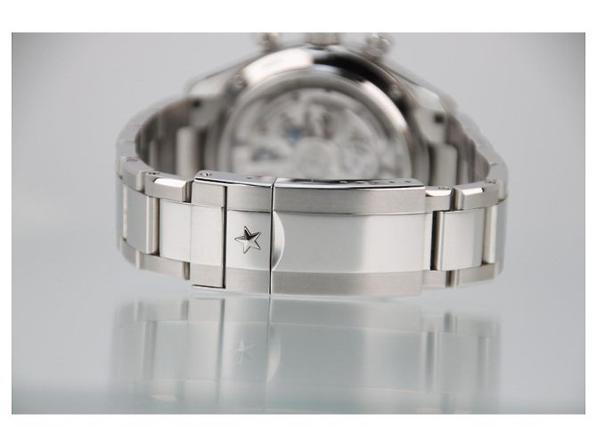 Zénith Zenith Chronomaster Open Automatico 39.5mm Quadrante Bianco Blu Grigio Silver hardware - vista 7