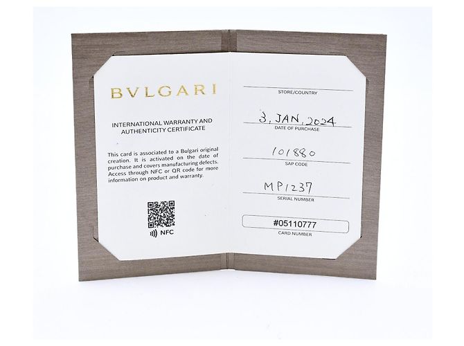 Orologio Bulgari Diagono Calibro 303 DG42SCH Automatico 42mm Nero & Argento Grigio Silver hardware - vista 12