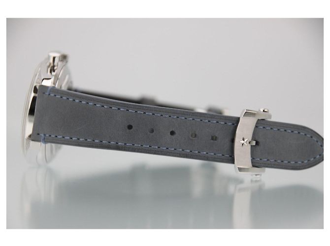 Zénith Zenith Chronomaster Original 38mm MOP Automatico 16.3200.3600 Bianco Blu Grigio - vista 5