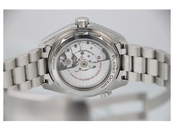 Omega Seamaster Planet Ocean 600M Automatico 43.5mm Quadrante Nero Grigio - vista 10
