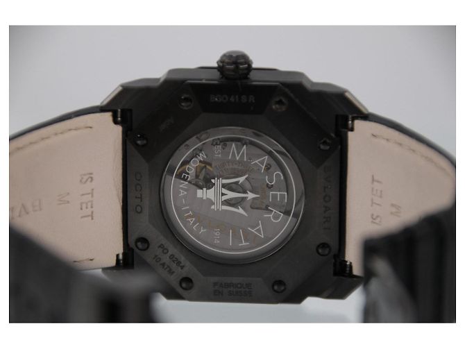 Bulgari Octo Maserati GranSport BGO 41 S R Automatico 41mm Nero - vista 9