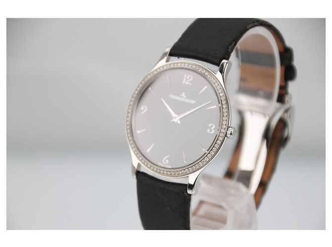 Jaeger Lecoultre Relógio Jaeger-LeCoultre Master Ultra Thin 145.8.79.S Automático 34mm Preto - vista 2