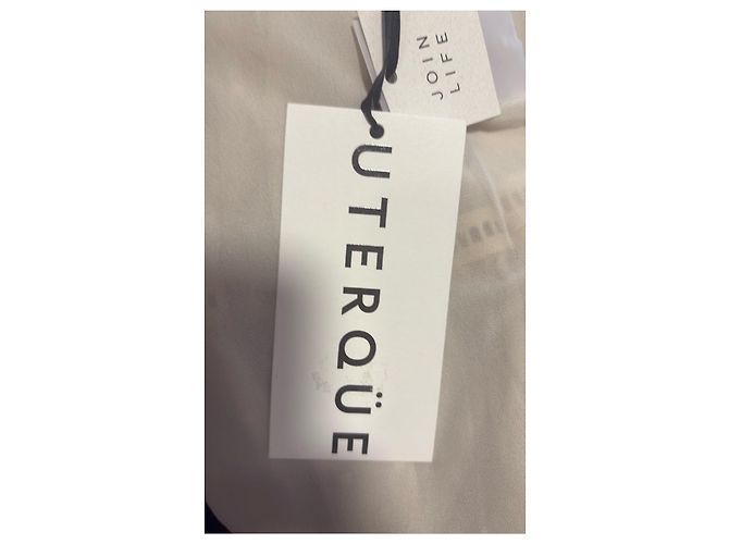 Uterque Uterqüe Chiffon-Midikleid mit Punktmuster und Rüschen Beige - Ansicht 10