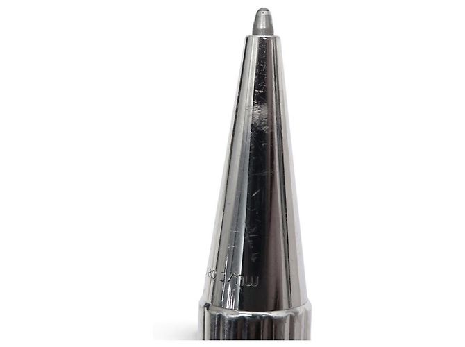 PENNA A SFERA VINTAGE MUST DE CARTIER TRINITY GODRON ARGENTE Argento - vista 3