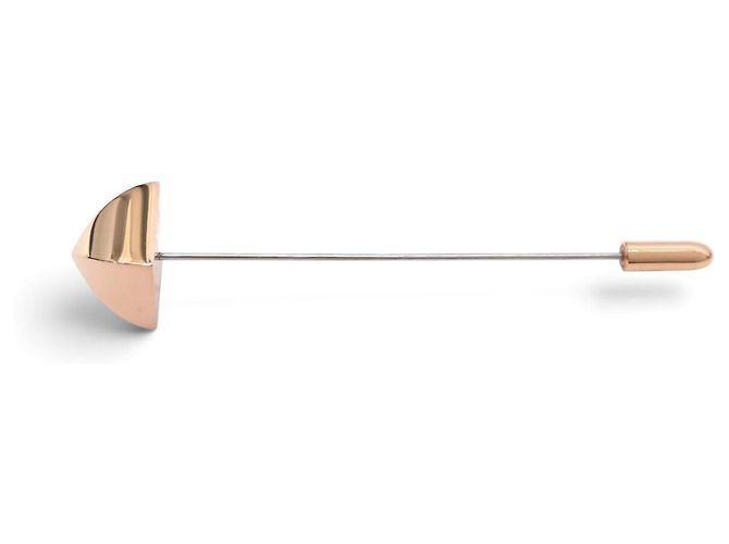Hermès NEU HERMES MEDOR KRAVATTENNADEL BROSCHE NADEL PIN ROSÉGOLD METALL Pink - Ansicht 2