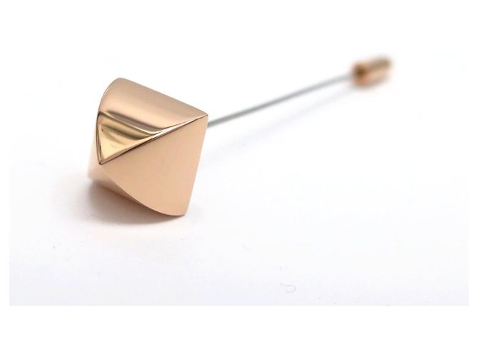 Hermès NEU HERMES MEDOR KRAVATTENNADEL BROSCHE NADEL PIN ROSÉGOLD METALL Pink - Ansicht 3