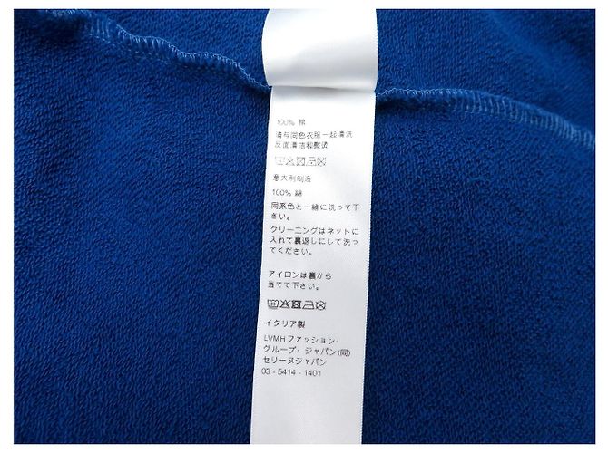 Céline NEU CELINE ELEPHANT PULLOVER RY0H5670Q L M 40 BLAUE BAUMWOLLEN-SWEATSHIRT TOP - Ansicht 10