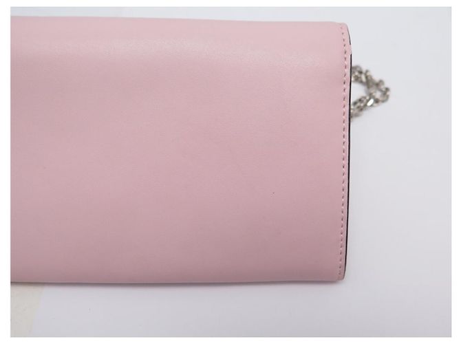 FENDI 8M0365 CONTINENTAL ROSA SCHULTERGELDBEUTEL WALLET ON CHAIN WOC Pink - Ansicht 18
