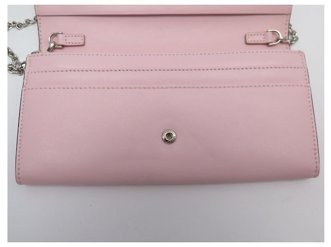 FENDI 8M0365 CONTINENTAL ROSA SCHULTERGELDBEUTEL WALLET ON CHAIN WOC Pink - Ansicht 8
