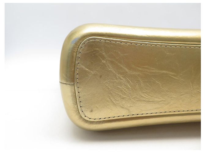 BORSA A MANO CHANEL GABRIELLE MEDIUM A93824Y PELLE ORO TRACOLLA D'oro - vista 13
