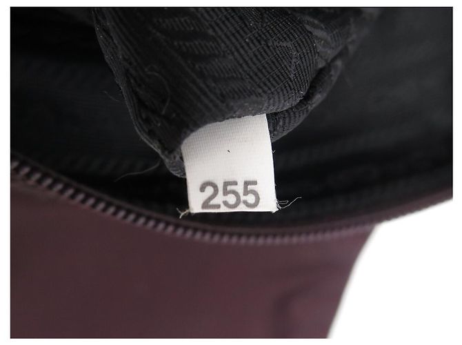 BORSA A TRACCOLLA PRADA RE-NYLON BORDEAUX 1BD953 BURGUNDY SHOULDER BAG Bordò - vista 13