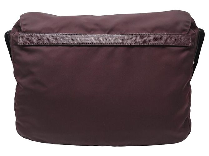 BORSA A TRACCOLLA PRADA RE-NYLON BORDEAUX 1BD953 BURGUNDY SHOULDER BAG Bordò - vista 2