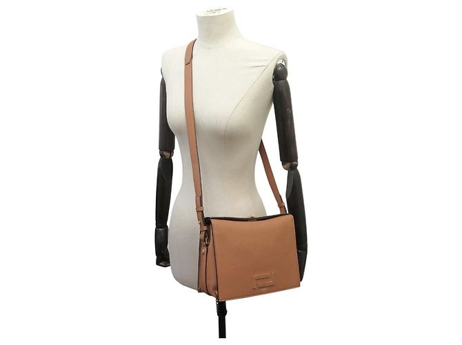 NUOVA BORSA A MANO LANCEL PIA IN PELLE CAMEL A TRACCOLLA Cammello - vista 5