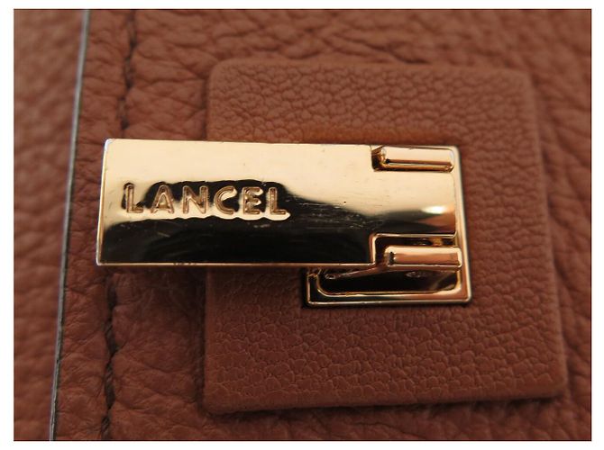 NUOVA BORSA A MANO LANCEL PIA IN PELLE CAMEL A TRACCOLLA Cammello - vista 7