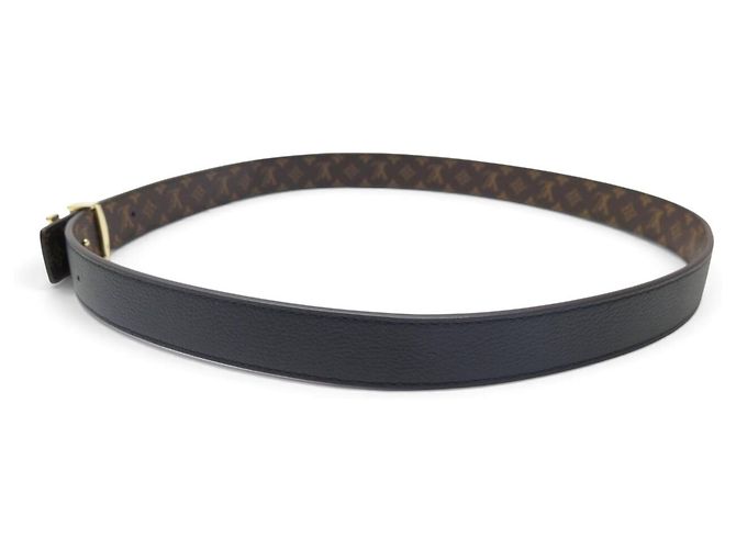 NEU LOUIS VUITTON ICONIC LV MONOGRAM LOGO REVERSIBLE GÜRTEL M0570 T90 - Ansicht 10