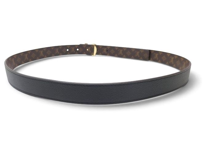NEU LOUIS VUITTON ICONIC LV MONOGRAM LOGO REVERSIBLE GÜRTEL M0570 T90 - Ansicht 11