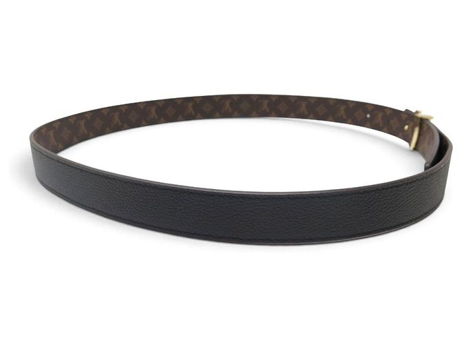 NEU LOUIS VUITTON ICONIC LV MONOGRAM LOGO REVERSIBLE GÜRTEL M0570 T90 - Ansicht 12