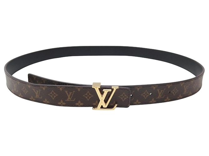 NEU LOUIS VUITTON ICONIC LV MONOGRAM LOGO REVERSIBLE GÜRTEL M0570 T90 - Ansicht 2