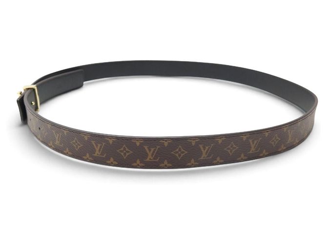 NEU LOUIS VUITTON ICONIC LV MONOGRAM LOGO REVERSIBLE GÜRTEL M0570 T90 - Ansicht 3