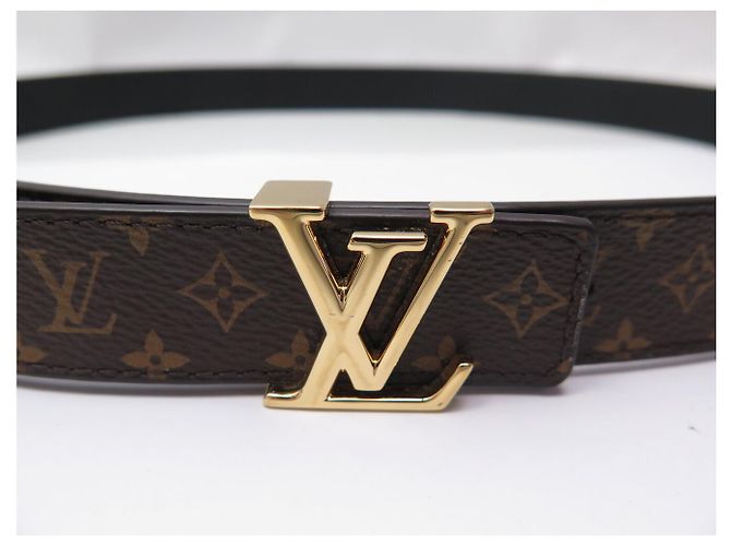NEU LOUIS VUITTON ICONIC LV MONOGRAM LOGO REVERSIBLE GÜRTEL M0570 T90 - Ansicht 5