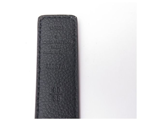 NEU LOUIS VUITTON ICONIC LV MONOGRAM LOGO REVERSIBLE GÜRTEL M0570 T90 - Ansicht 6