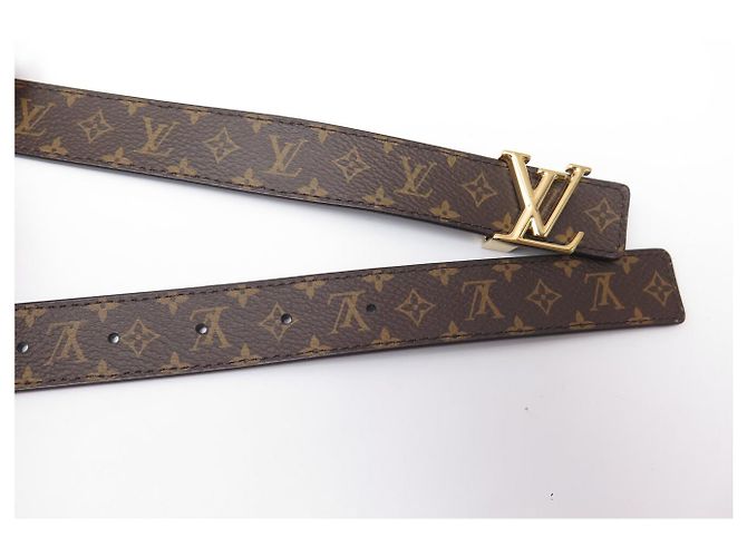 NEU LOUIS VUITTON ICONIC LV MONOGRAM LOGO REVERSIBLE GÜRTEL M0570 T90 - Ansicht 7