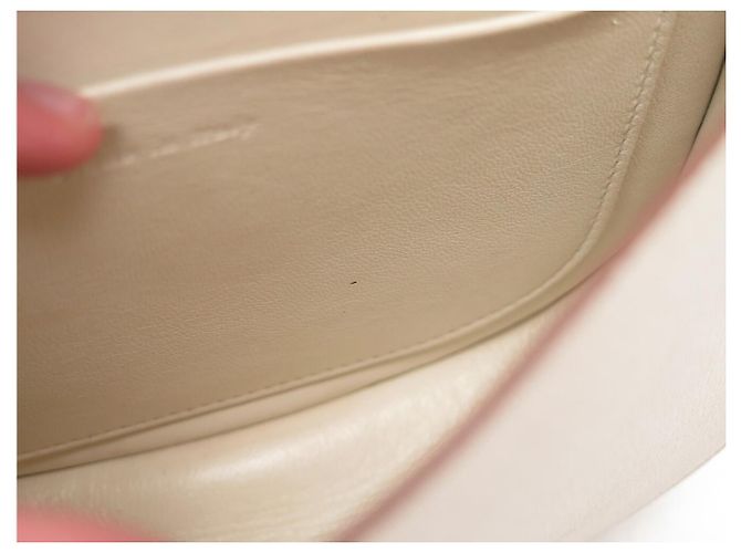 Céline BOLSO DE MANO CELINE TROTTEUR PM CUERO CREMA BANDOLERA CROSSBODY BAG PURSE Crudo - vista 13