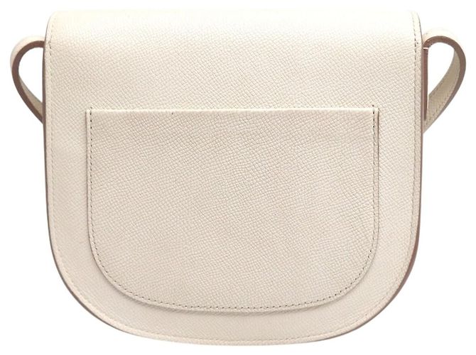 Céline BOLSO DE MANO CELINE TROTTEUR PM CUERO CREMA BANDOLERA CROSSBODY BAG PURSE Crudo - vista 2