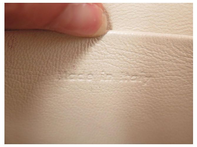 Céline BOLSO DE MANO CELINE TROTTEUR PM CUERO CREMA BANDOLERA CROSSBODY BAG PURSE Crudo - vista 9