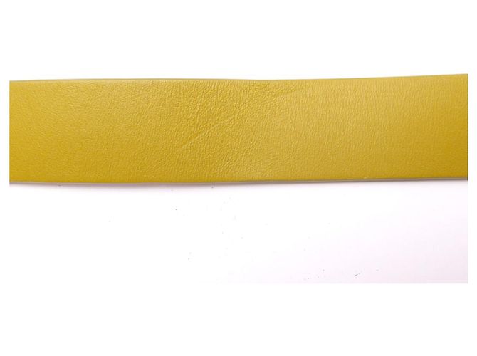 Christian Dior CINTURÓN DIOR 30 MONTAIGNE REVERSIBLE CD DE CUERO NUEVO VERDE Y BEIGE T70 BELT - vista 10