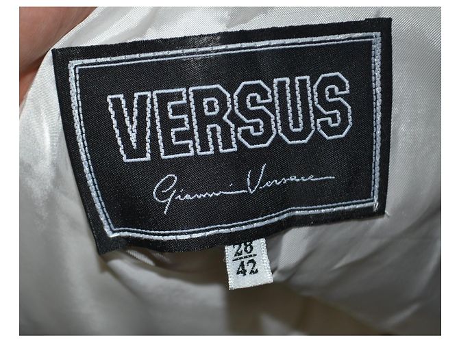 Casaco de algodão branco Versus Gianni Versace - vista 7