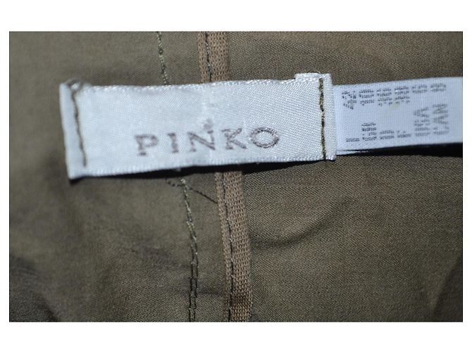 Giacca Pinko Verde Militare con Zip Cachi - vista 5