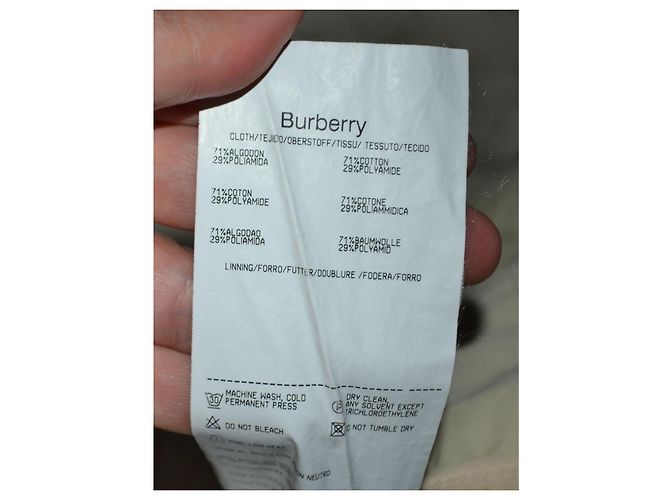 Chaqueta Burberry Beige de Algodón - vista 7