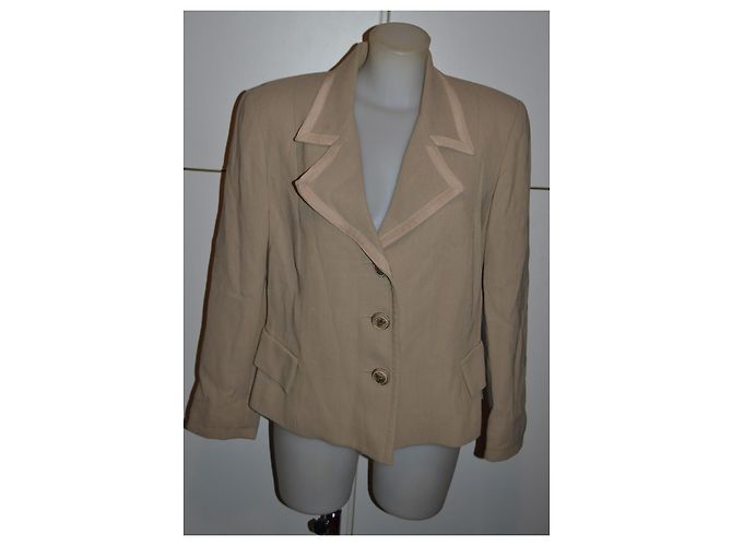 Blazer Blumarine beige de lana - vista 2