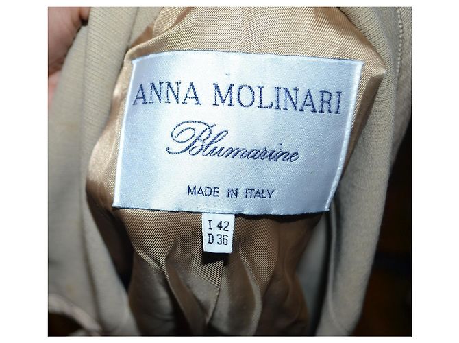 Blazer Blumarine beige de lana - vista 6