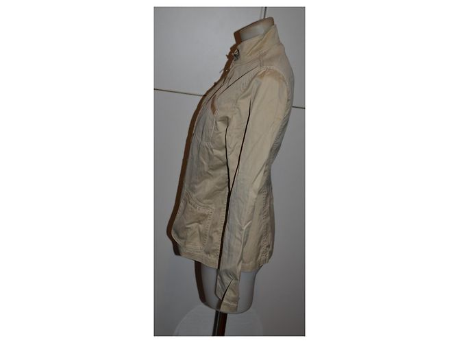 Giacca Fay beige in cotone - vista 4