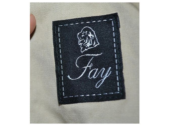 Giacca Fay beige in cotone - vista 6
