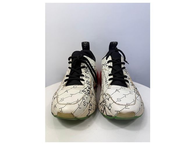 Stella Mc Cartney Stella McCartney "Stella" Logo Leder-Sneaker Schwarz - Ansicht 2