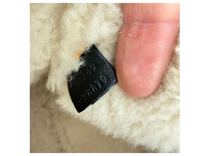 Borsa a tracolla Gucci Dionysus Medium in pelle e shearling Nero Bianco - vista 15