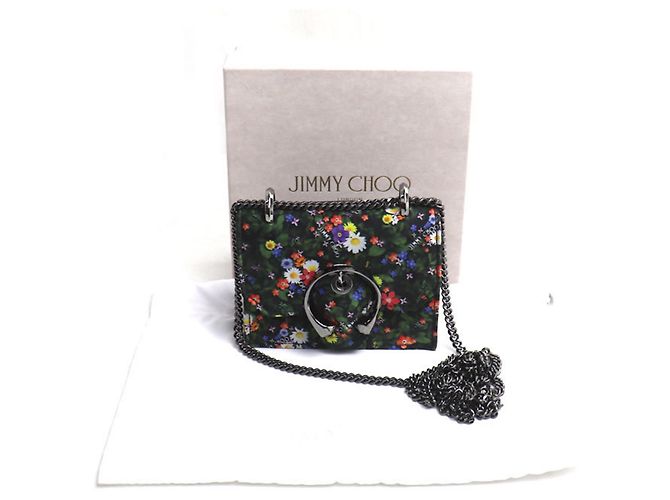Borsa a tracolla Mini Paris Flower Jimmy Choo Multicolore - vista 7