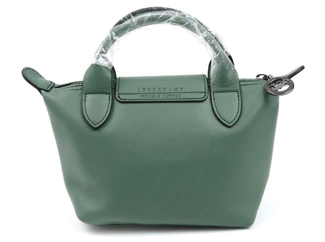 Borsa a tracolla Longchamp Le Pliage Extra XS in Verde - vista 2