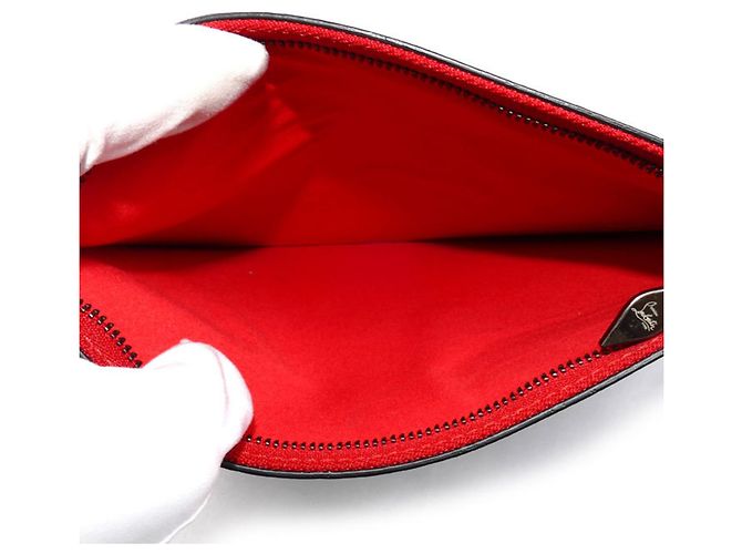 Borsa Cabata Christian Louboutin Nero Rosso - vista 10